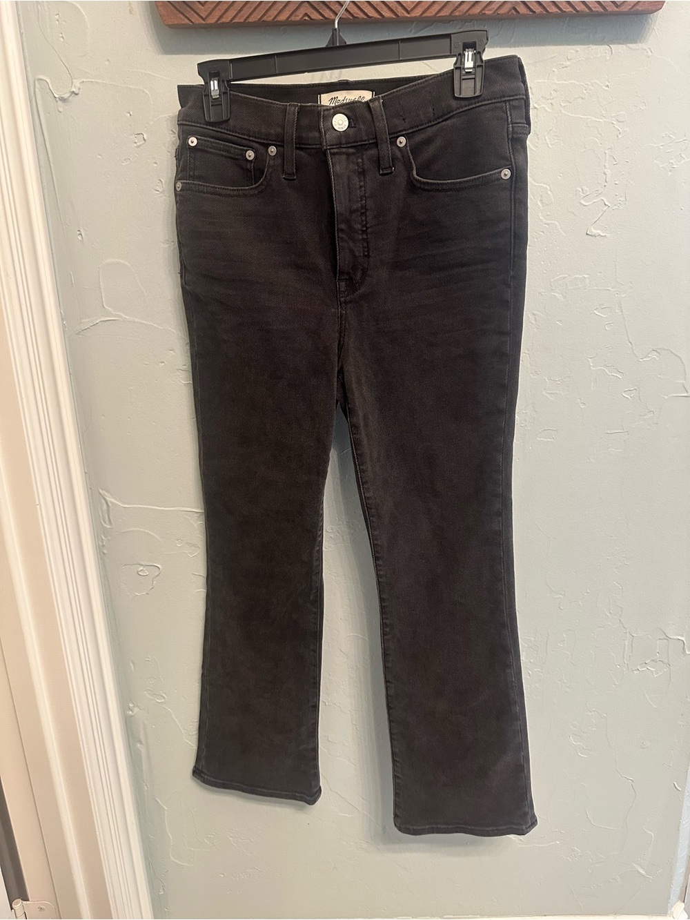 Madewell Black Bootcut Jeans